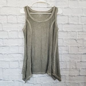 Olive/Khaki Liz Lange Casual Seamed Maternity Tank